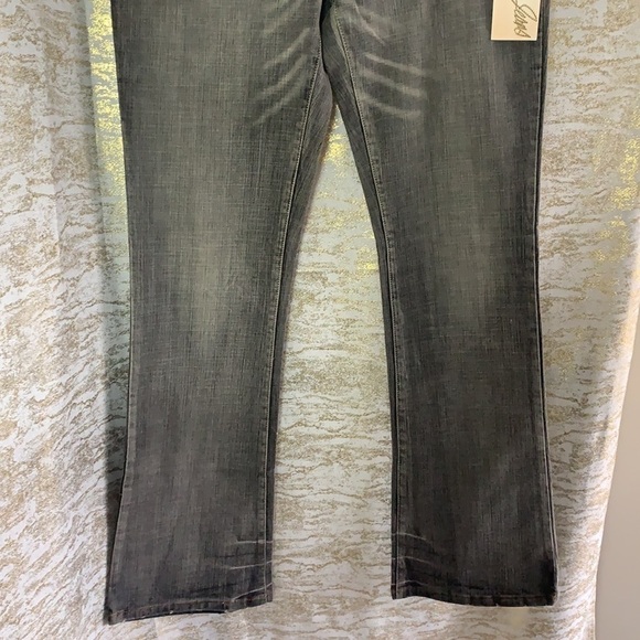 LE Chateau Armor Jeans Grey Regular Rise Straight leg Jeans Size 33 - Picture 4 of 13